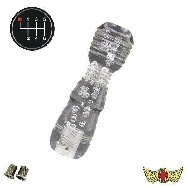 MADMAX トラック用品 DENMAシフトノブ 泡 150mm クリア UD ビックサム用/変換アダプター付【送料800円】拍卖