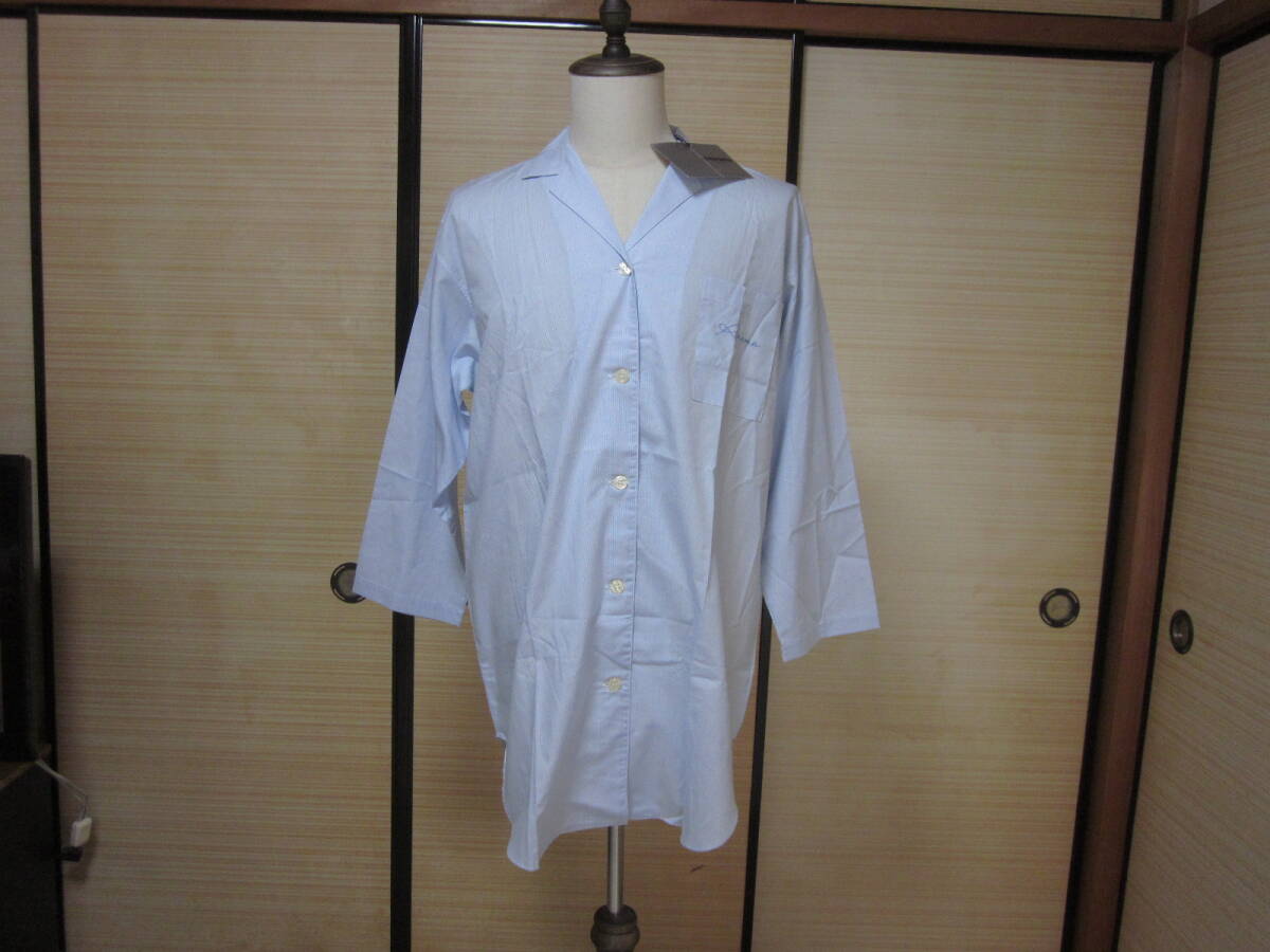 ☆☆☆【 11/10・大幅値下げ 】新品タグ付き未使用品:レノマ renoma PARIS:ロングスタイルナイティシャツ:正規品:サイズ表M:送料無料拍卖