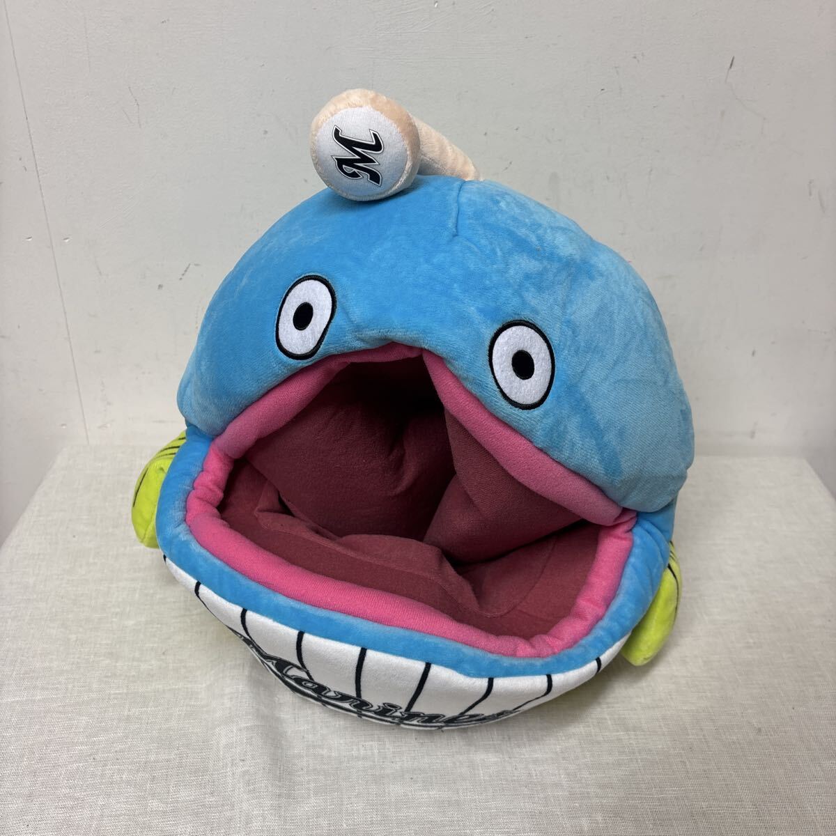 未使用タグ付き 千葉ロッテマリーンズ メガジャンボ ぬいぐるみ 謎の魚 vol.2拍卖