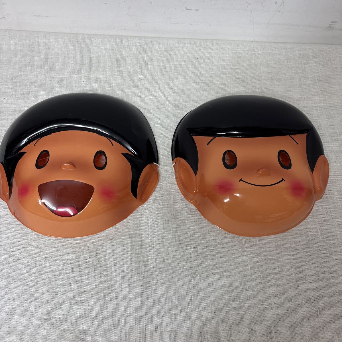 ヤン坊マー坊 お面 2点セット ヤンマー 縁日 お祭り拍卖