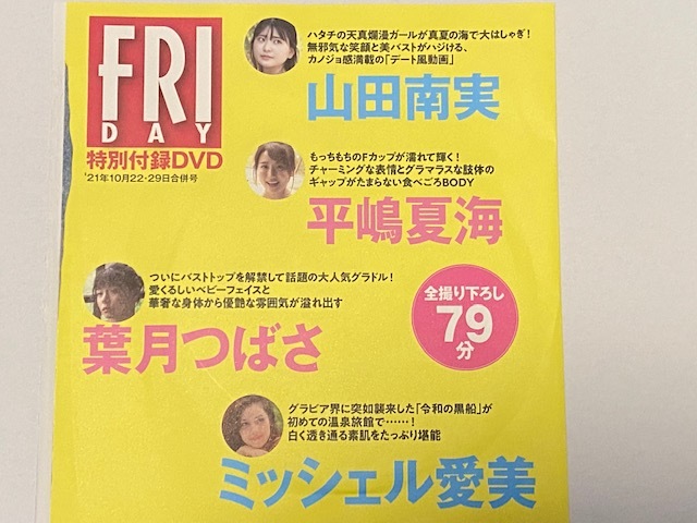 ◆即決◆ 平嶋夏海.葉月つばさ.山田南実.ミッシェル愛美 付録DVD ◆同梱可◆拍卖