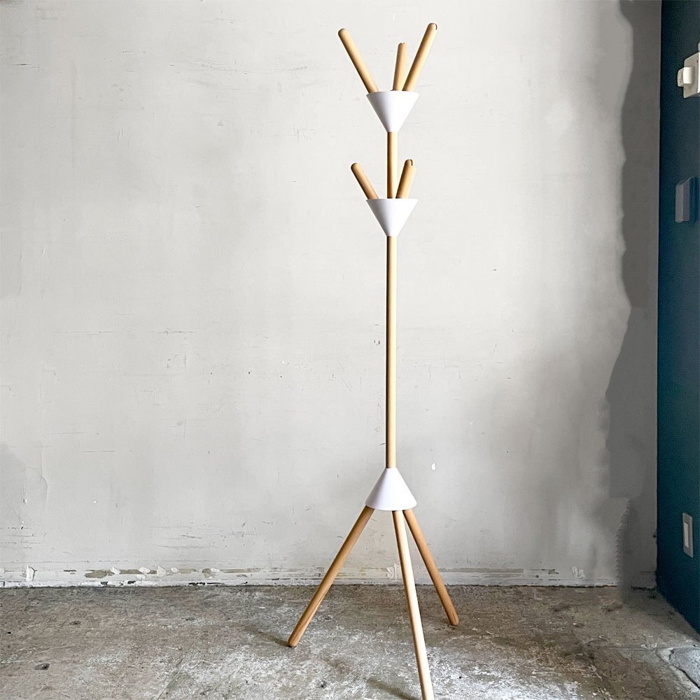 ■ アレッシィ ALESSI ピエロ PIERROT コートスタンド ビーチ材 ポーリーヌ・デルトゥール Pauline Deltour イタリア ナチュラルモダン拍卖