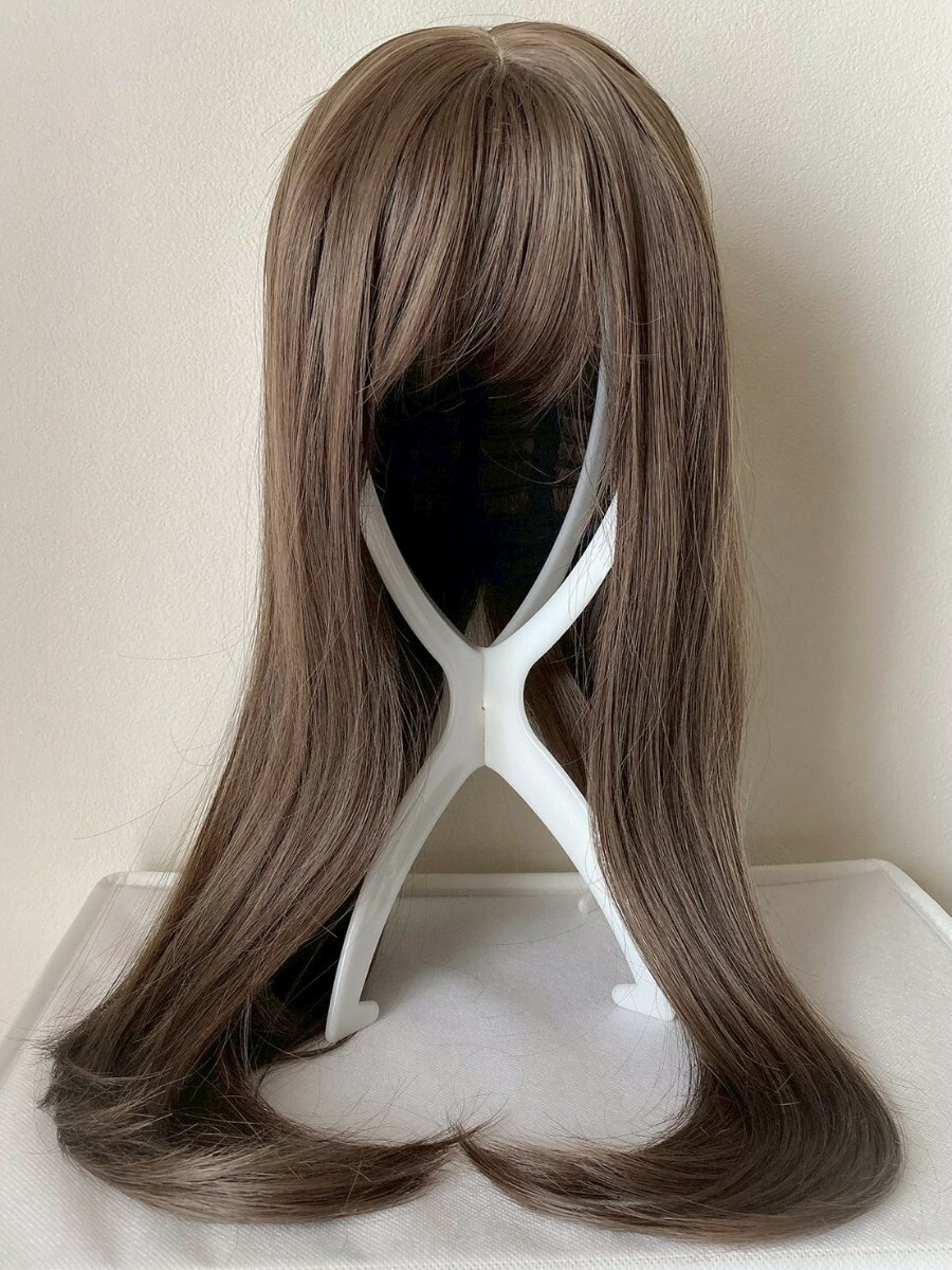 フルウィッグ セミロング シアーブラウン ウィッグ ロングウィッグ MB32拍卖