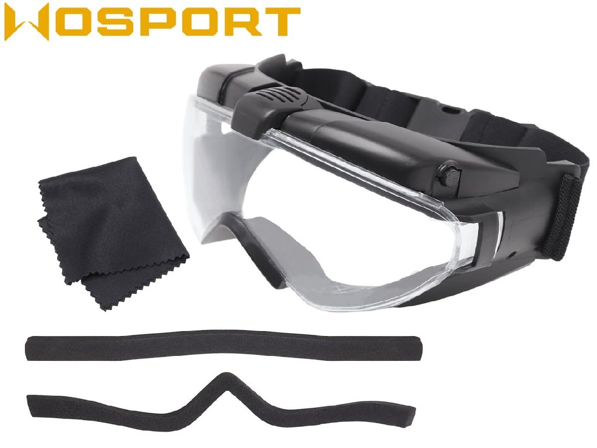 WO-GGL-003B WoSporT TMスタイル ターボファンゴーグル BK拍卖