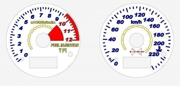送料込 ZRX1200 ダエグ DAEG ELメーター インバーター ホワイト 検) LED ヘッドライト アンダーカウル エンジン マフラー拍卖
