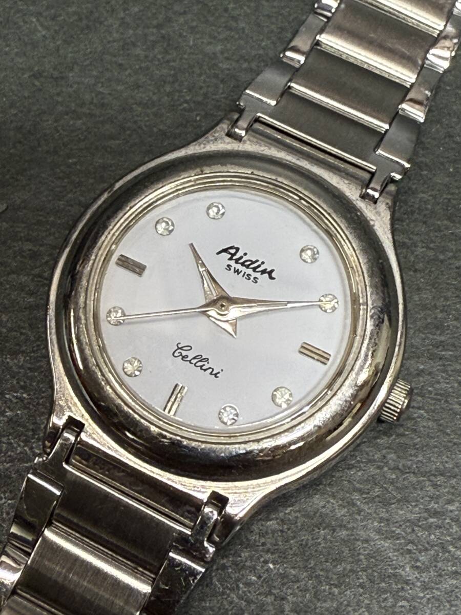 ★コレクター必見 Aidin? swiss cellini スイス製 腕時計 ジャンク アクセサリー 飾り コレクション Nn920拍卖