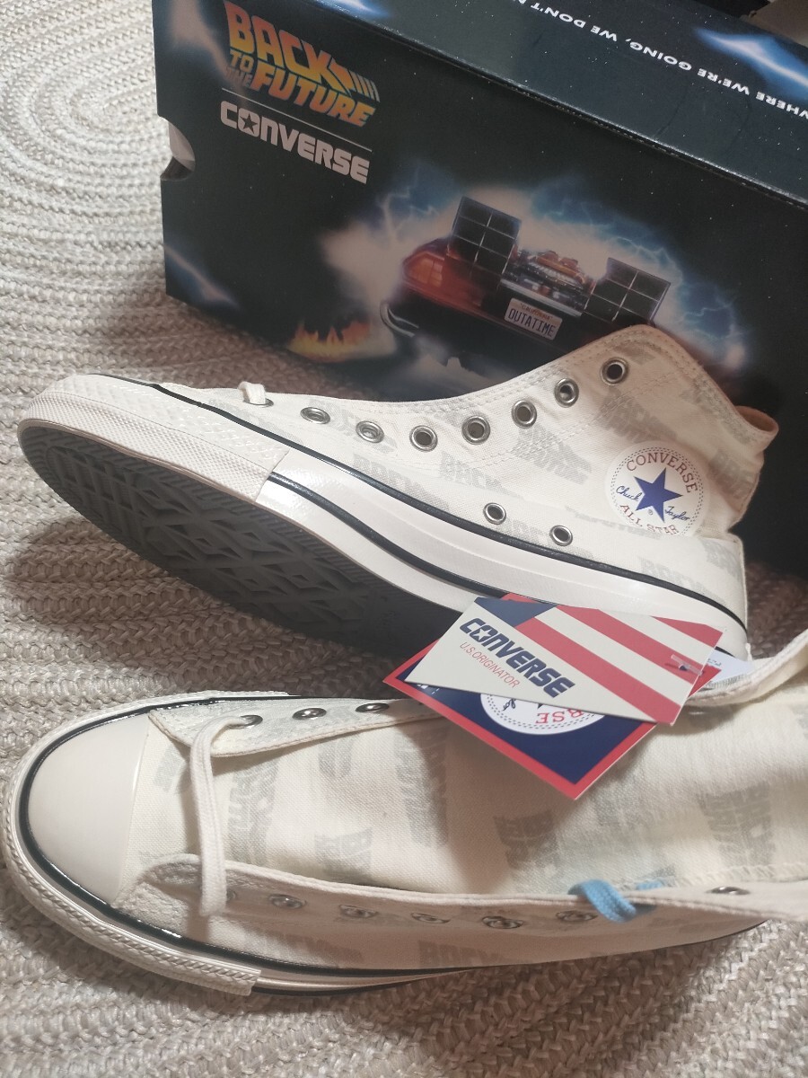 新品 未使用 CONVERSE ALLSTAR US HI バックトゥーザフューチャー 26cm コンバース オールスター ハイカット 限定 BACK TO THE FUTURE拍卖