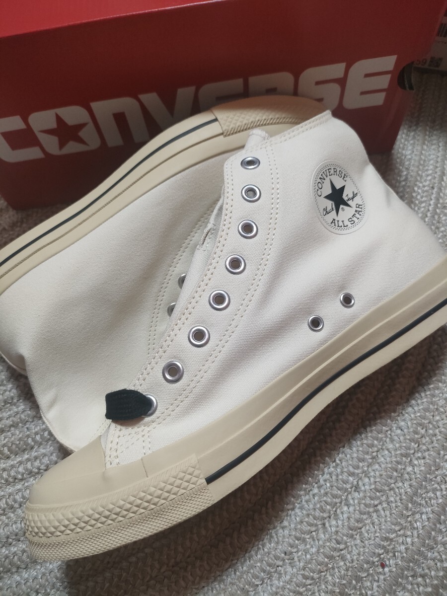 新品 未使用 CONVERSE ALLSTAR FS HI 28cm コンバース オールスター ハイカット オールドホワイト リアクトソール 拍卖