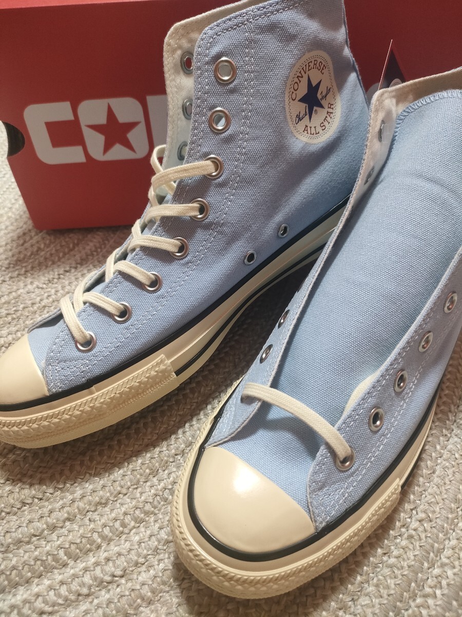 新品 CONVERSE ALLSTAR US HI エイジドカラー スカイブルー 27cm コンバース オールスター ハイカット ALL STAR AGED COLORS SKY BLUE拍卖