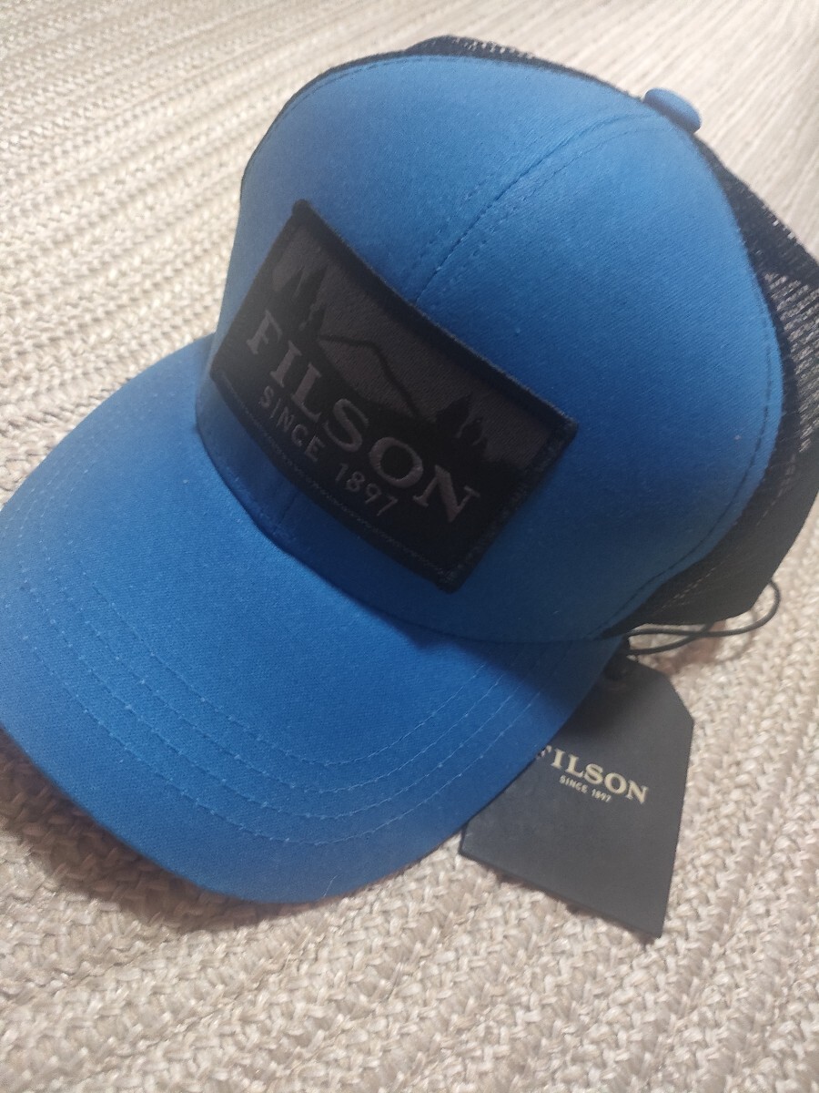 新品 未使用 フィルソン FILSON コットン キャップ ブルー 青 帽子 ワッペンデザイン 正規品拍卖