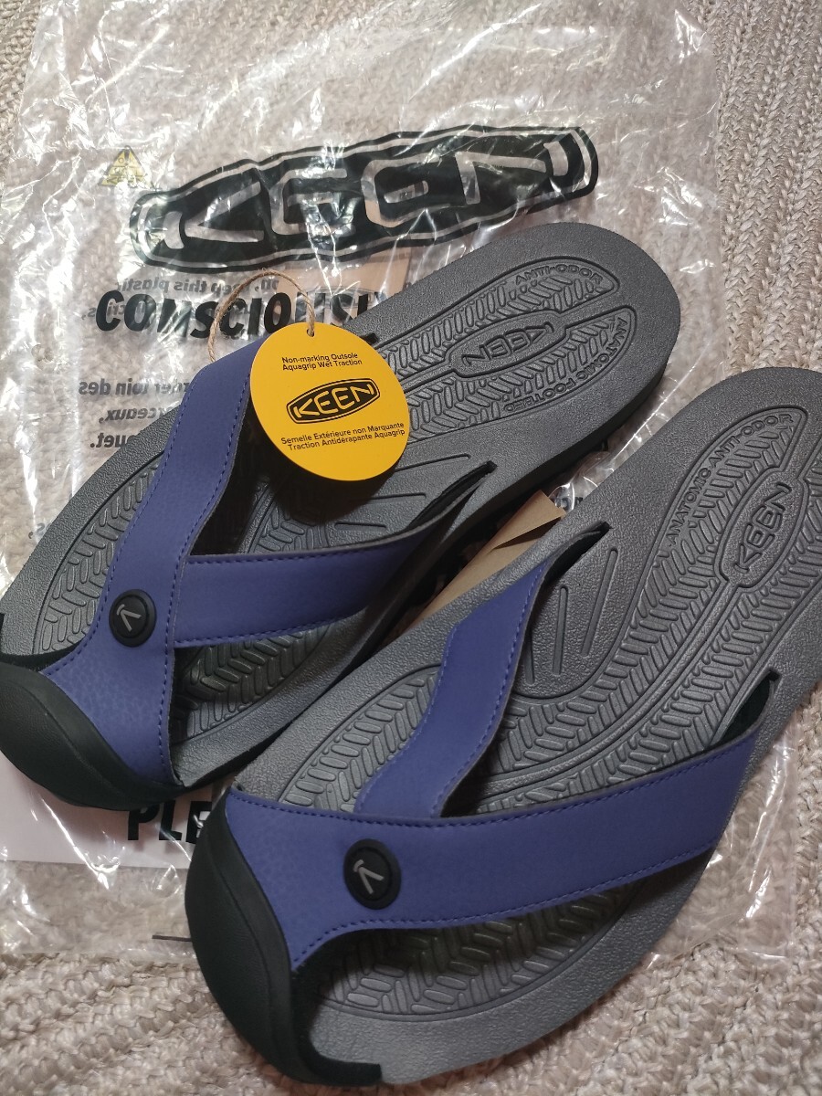 新品 KEEN バルベイドス 28cm US10 スキッパーブルー 紫 パープル サンダル キーン メンズ アウトドア 正規品拍卖