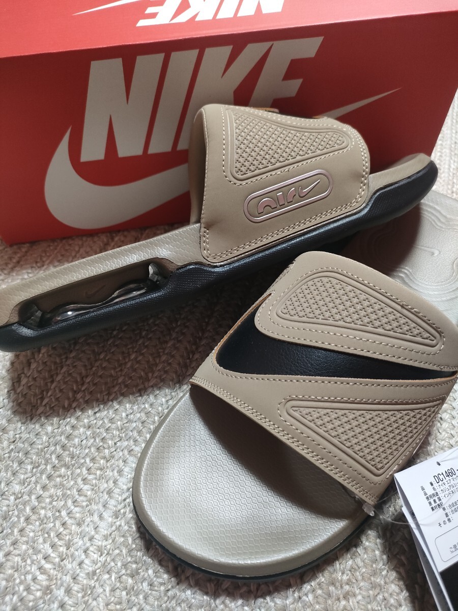 新品 NIKE AIR MAX シロ SLIDE 29cm カーキ ナイキ エアマックス スライド サンダル 国内正規品 拍卖