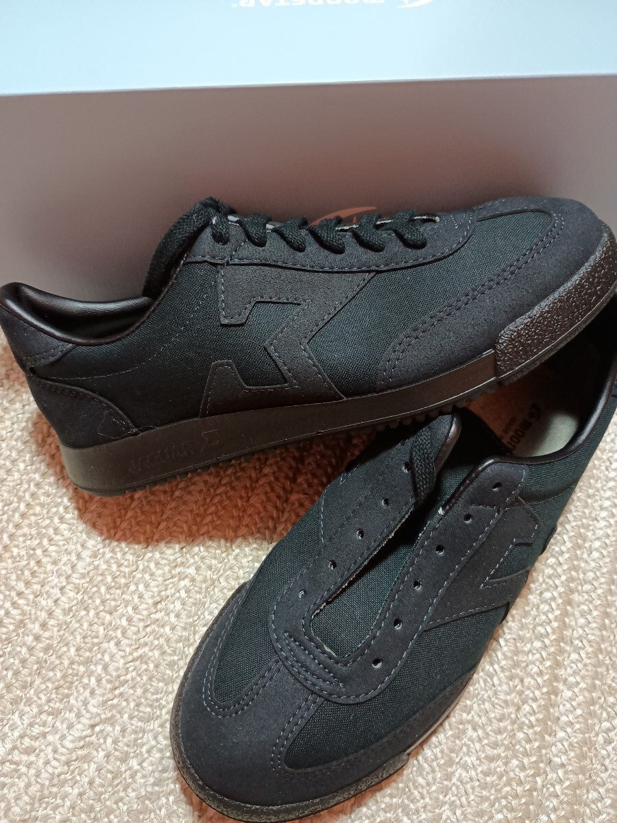 新品 未使用 ジャガー Schooler シグマ 26cm ブラック 黒 ムーンスター Jaguar Σ BLACK MONO スニーカー 軽量拍卖