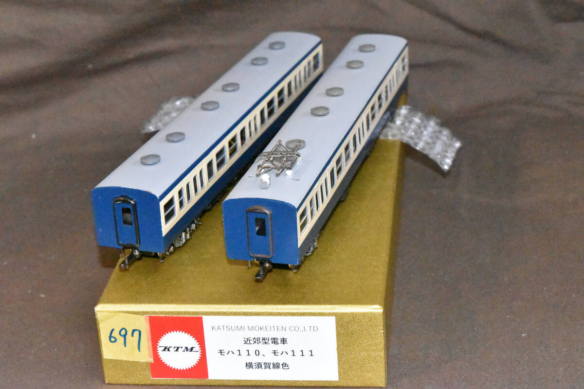 ●☆【入手困難 希少品】絶版 カツミ 111系 スカ色 増結2両 美品拍卖