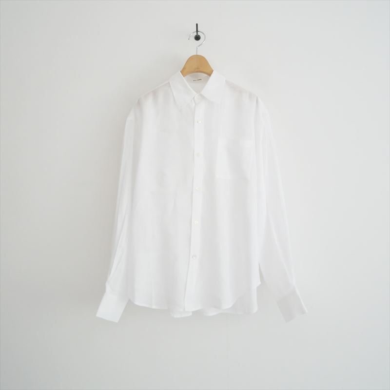 2025SS / Whim Gazette ウィムガゼット / リネンキャンバスシャツ / WGZ1051304A0006 / 2508-0369拍卖