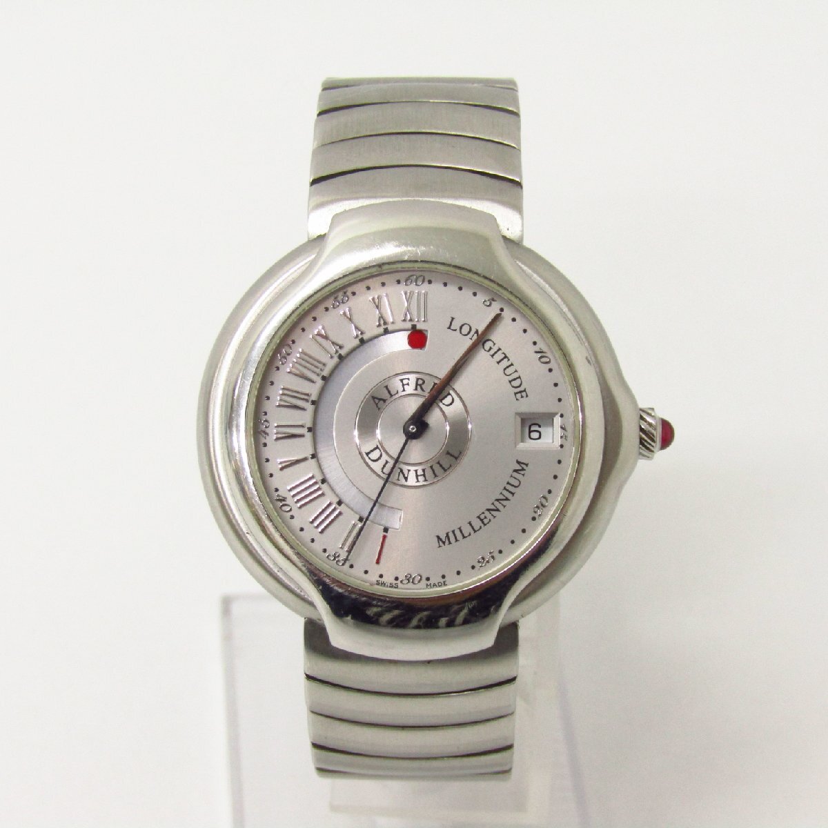 DUNHILL ダンヒル BB8013 LONGITUDE ミレニアム ロンジチュード デイト 自動巻き 腕時計 世界1300本限定 ▼SB5620拍卖