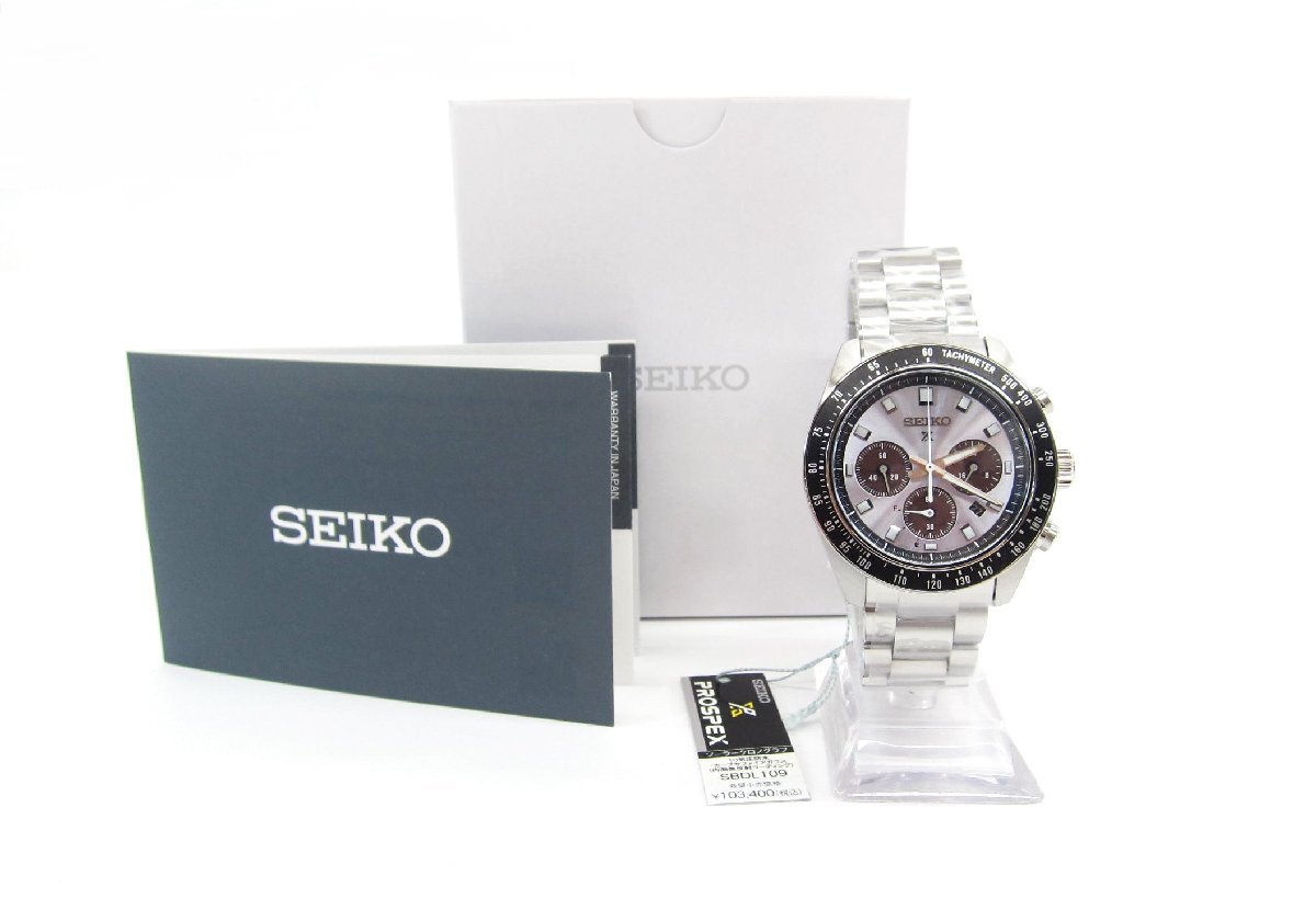 未使用品 SEIKO セイコー プロスペックス SPEEDTIMER SBDL109 ウォッチ 腕時計 ∠UA12096拍卖
