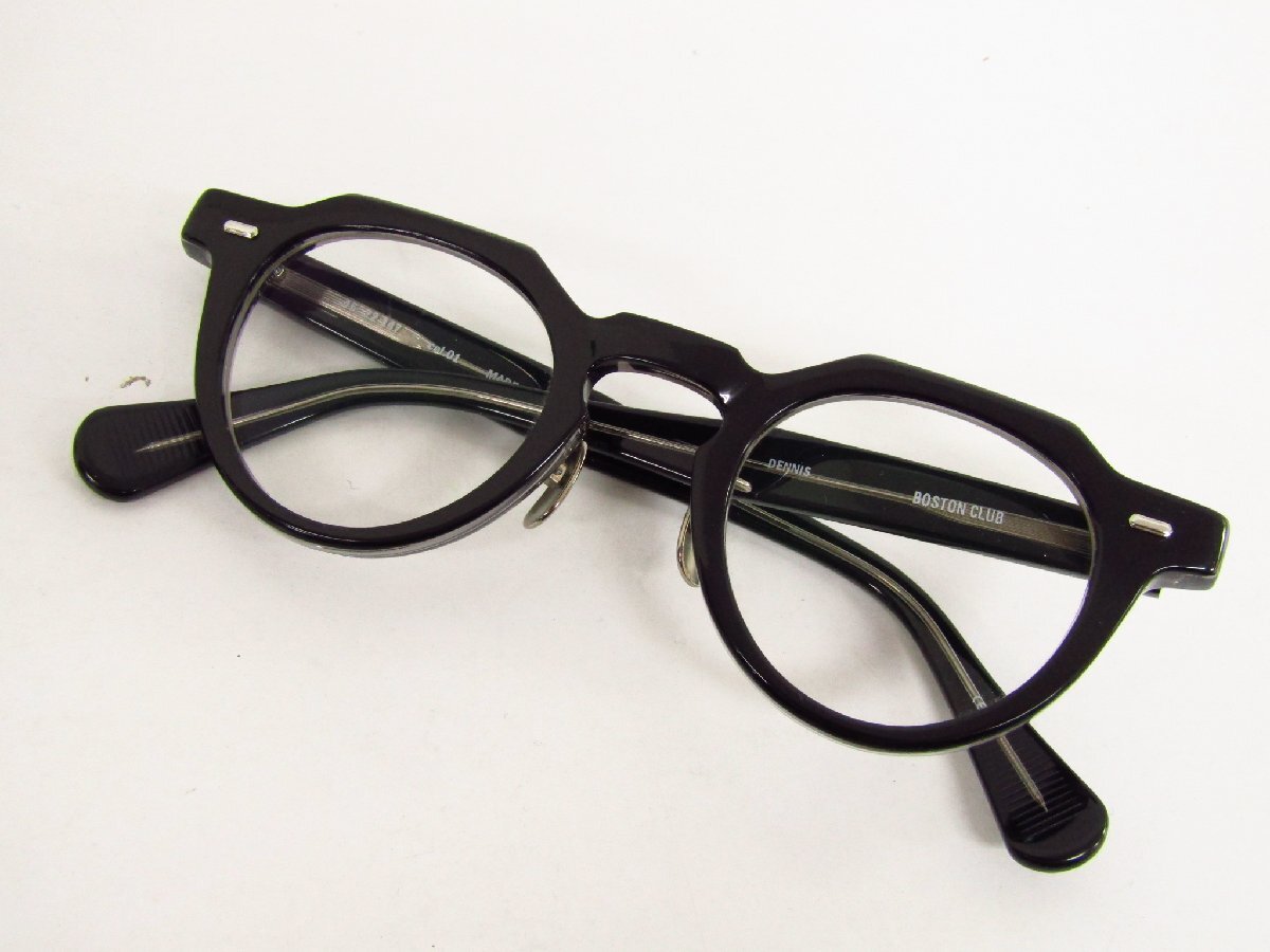 BOSTONCLUB DENNIS 度無し 眼鏡 伊達眼鏡 ダテメガネ ▼AC26391拍卖