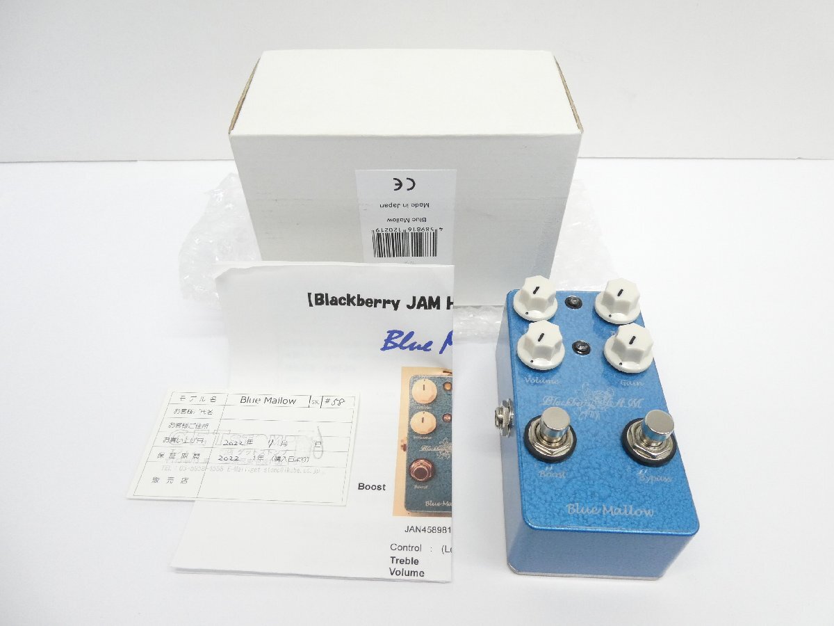 Blackberry JAM Blue Mallow オーバードライブ 箱付 エフェクター △WG5189拍卖