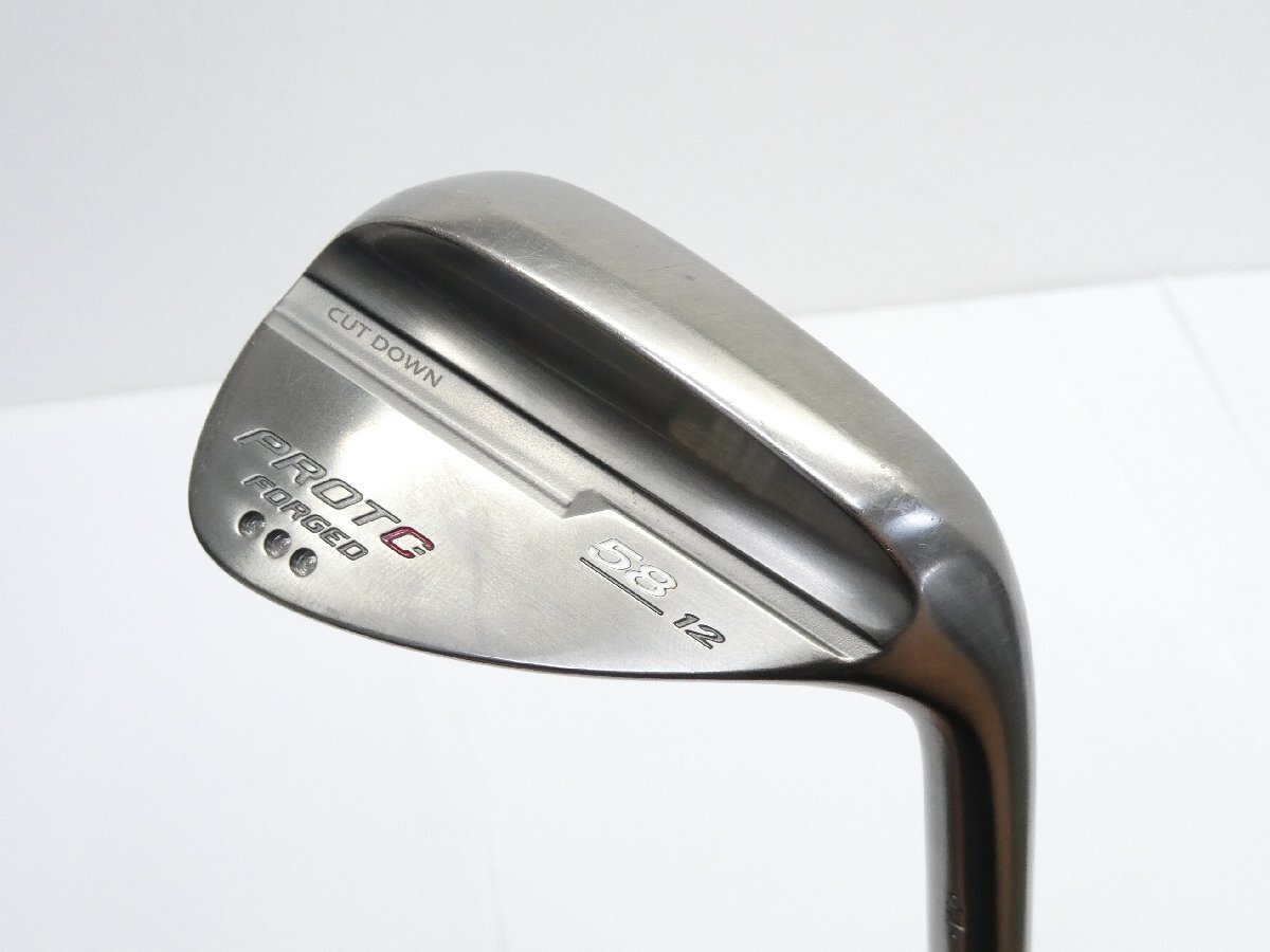 プロトコンセプト PROTO CONCEPT PROTC FORGED S/W 58/12 N.S.PRO TOUR120 (S) ウェッジ ゴルフ △WS2156拍卖