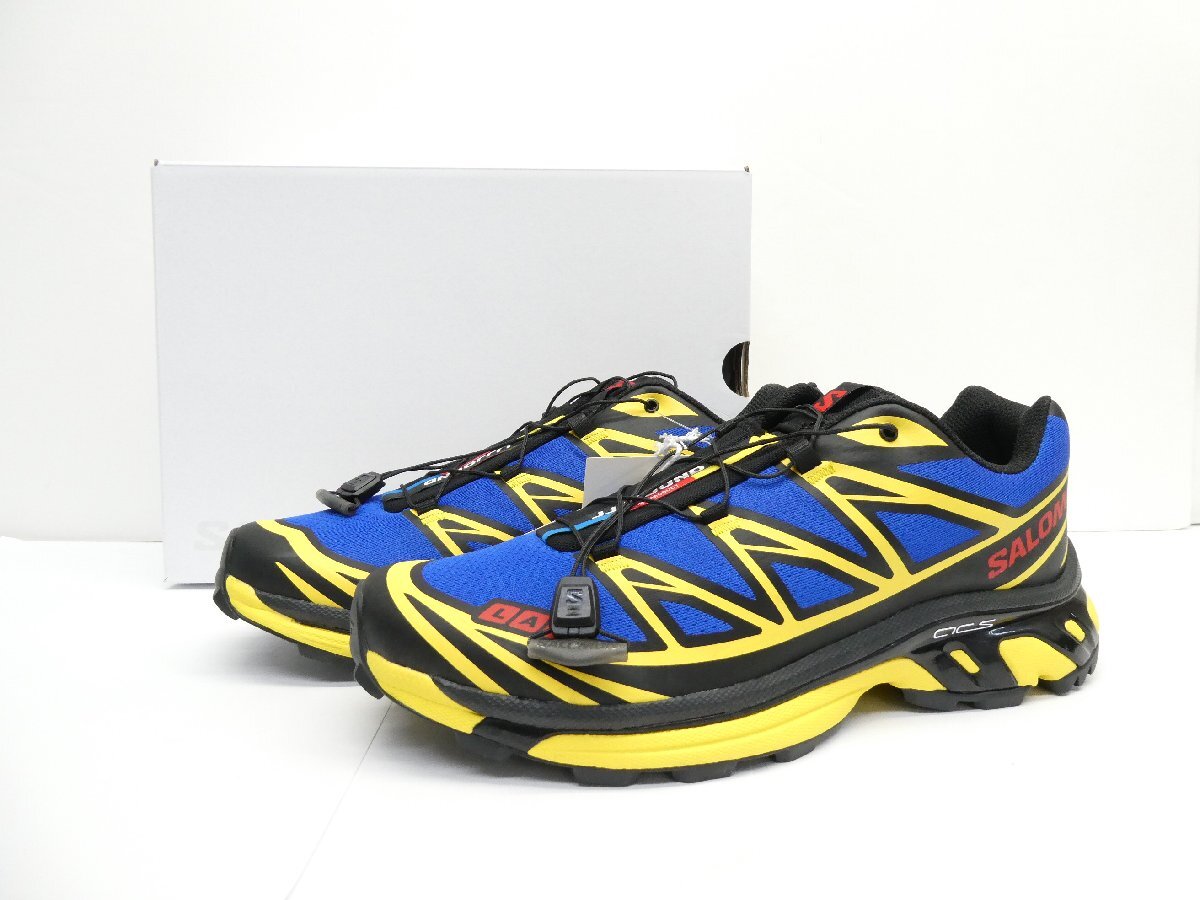 SALOMON サロモン × JJJJOUND XT-6 JJJJOUND Nautical Blue Lemon Black size:28.0cm スニーカー 靴 メンズ △WT4477拍卖