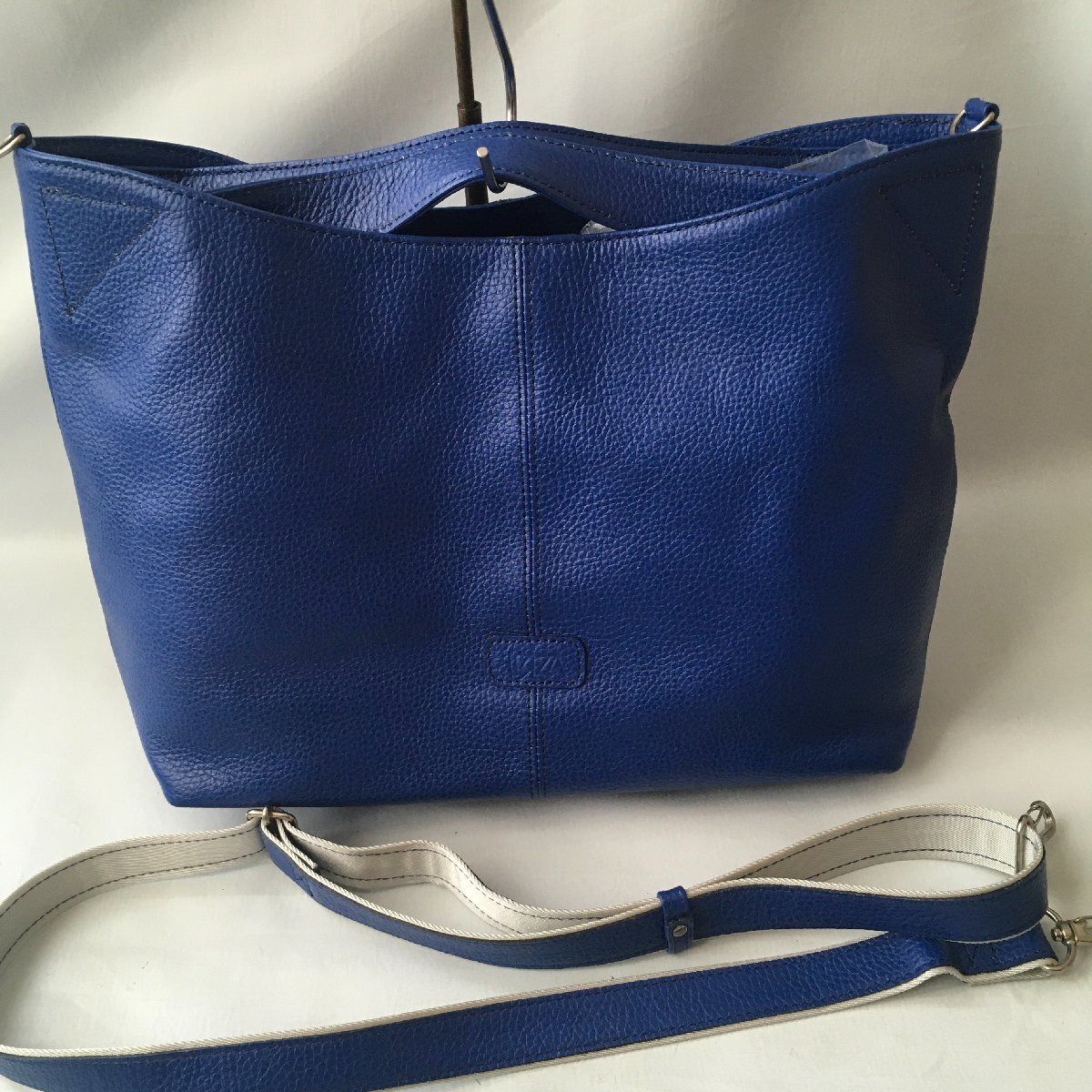 即決 極美品 IBIZAイビザ 大きめ トート バッグ ショルダー付き TM拍卖