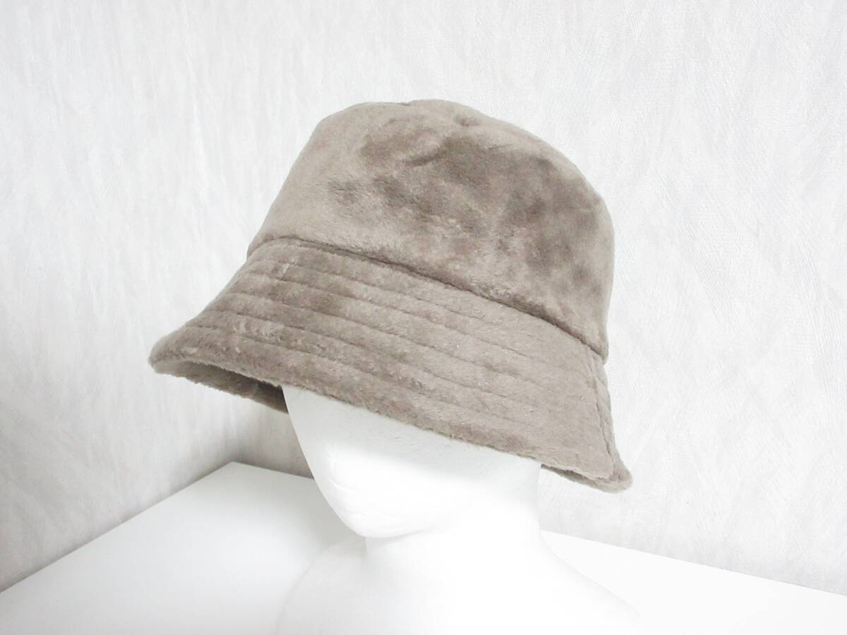 CA4LA カシラ FLEECY2 ONESIZE MOCHA ファーハット 帽子 バケットハット cp239拍卖