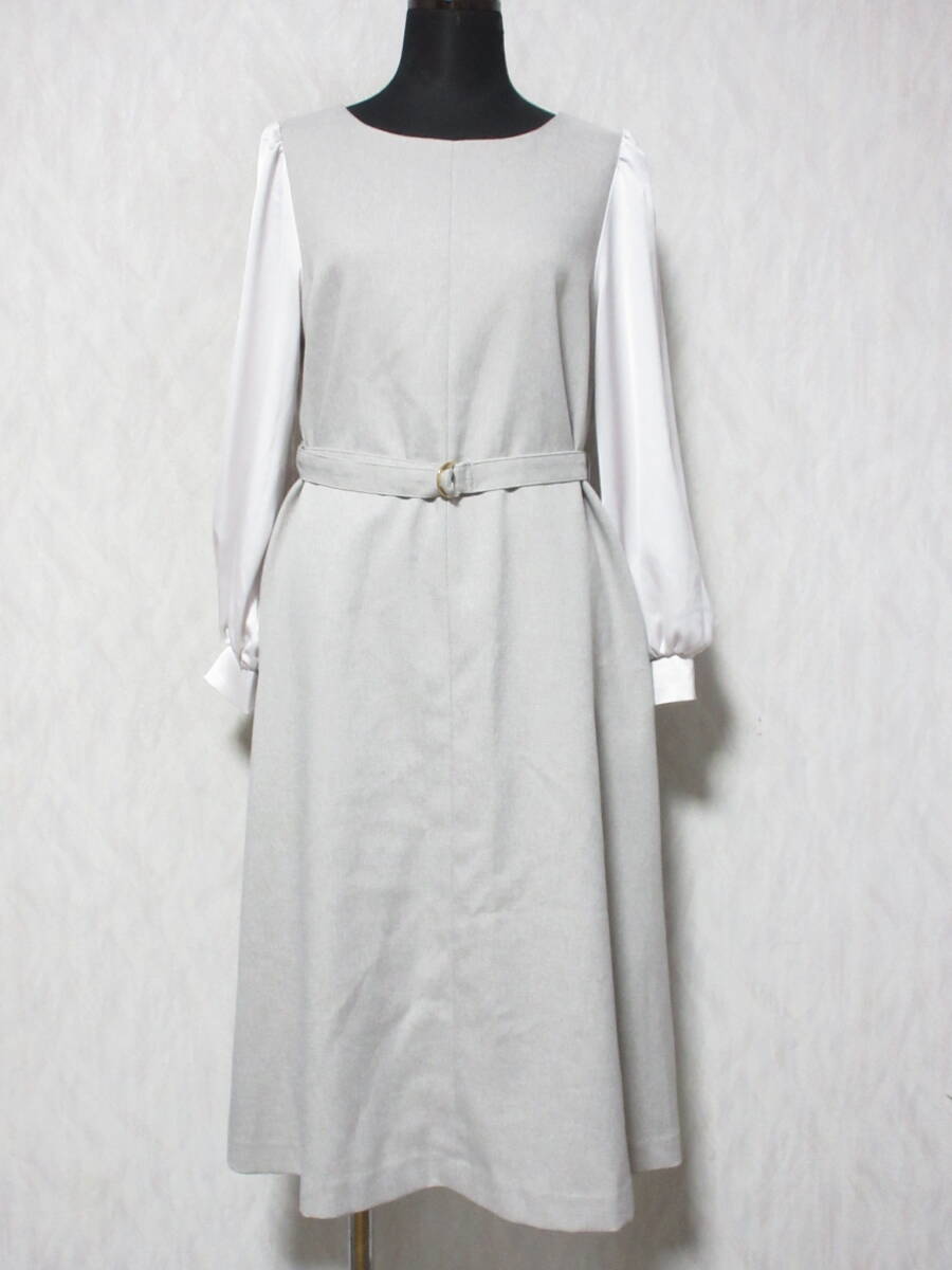 JILLSTUART ジルスチュアート ノーカラー 切替し ワンピース 125-1140048 レディース S yg7372拍卖