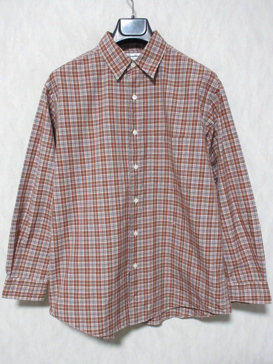 GYMPHLEX ジムフレックス チェック柄 長袖 シャツ メンズ 12 20S-WS-003 yg7373拍卖