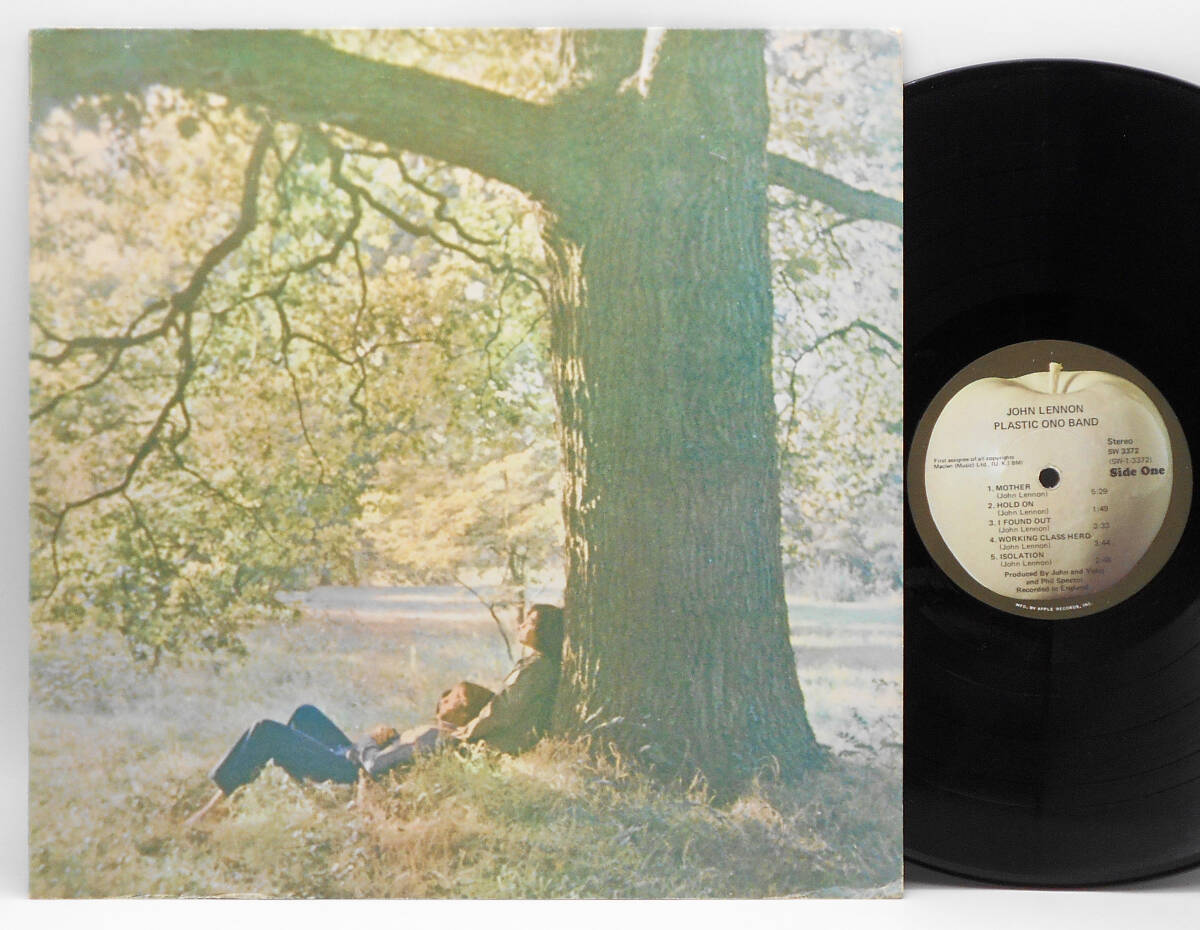 ★US ORIG LP★JOHN LENNON & PLASTIC ONO BAND 1970年 Bell Sound刻印 高音圧 インナー付 Pro.PHIL SPECTOR ジョンの魂 BEATLES拍卖