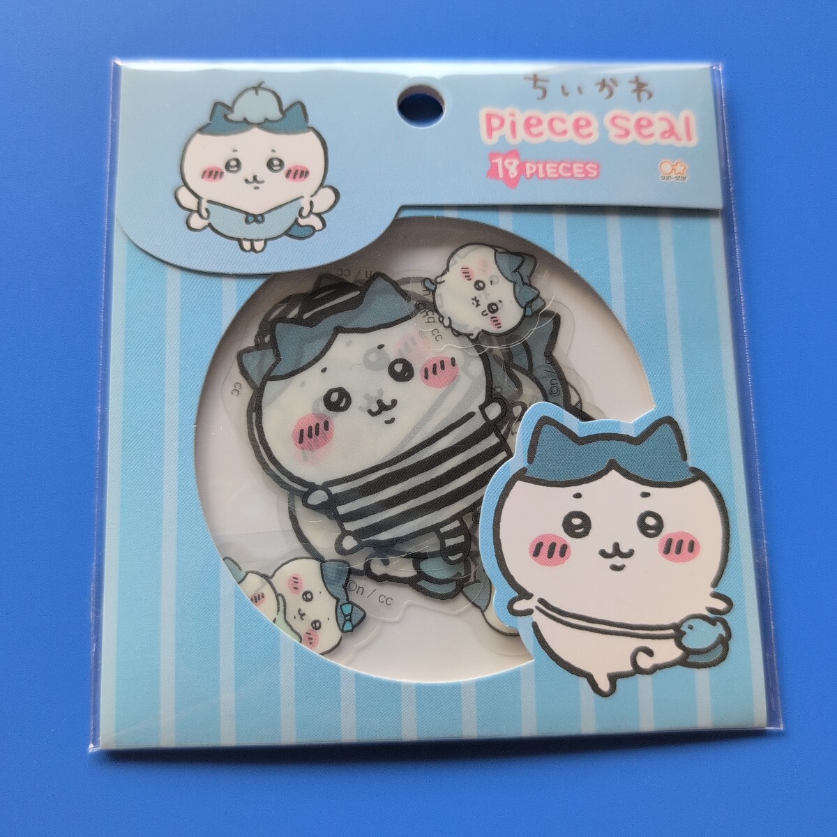 ★ちいかわ★クリアピースシール★ハチワレ★9デザイン・18ピース★新品未開封拍卖