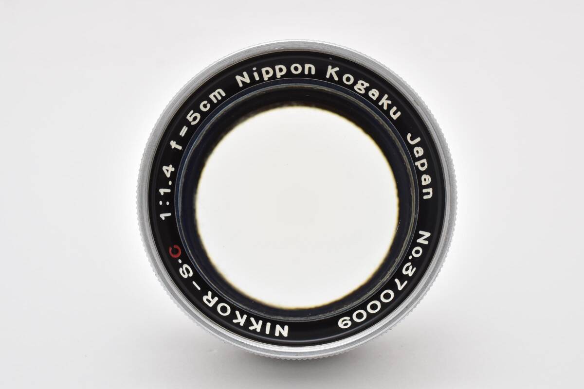Nikon NIKKOR-S・C 5cm F1.4 Nippon Kogaku ニコン Sマウント レンジファインダー フィルムカメラ 単焦点レンズ #1680拍卖