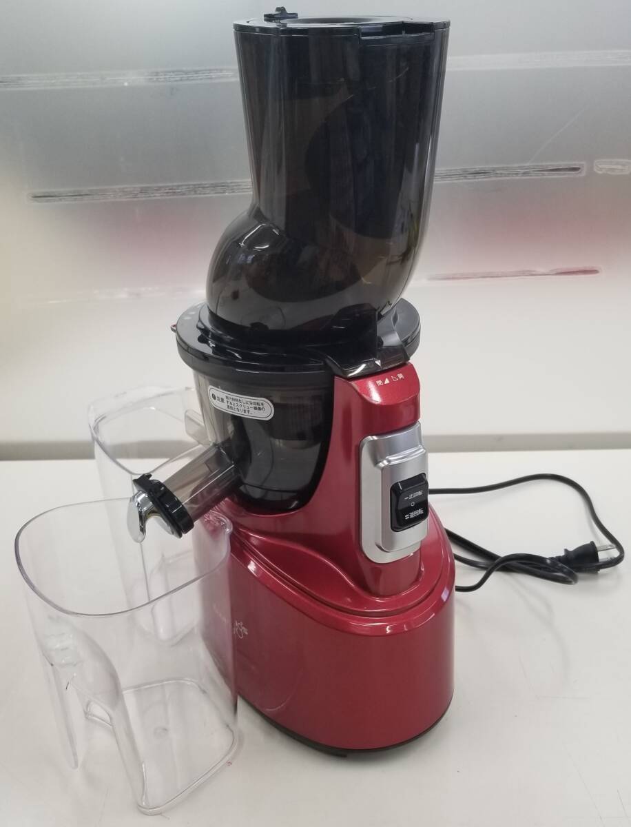 Kuvings クビンス ホールスロー ジューサー JSG-825 サイレント ジャパネット キッチン用品 レッド 低回転圧搾 美品 ※欠品あり拍卖