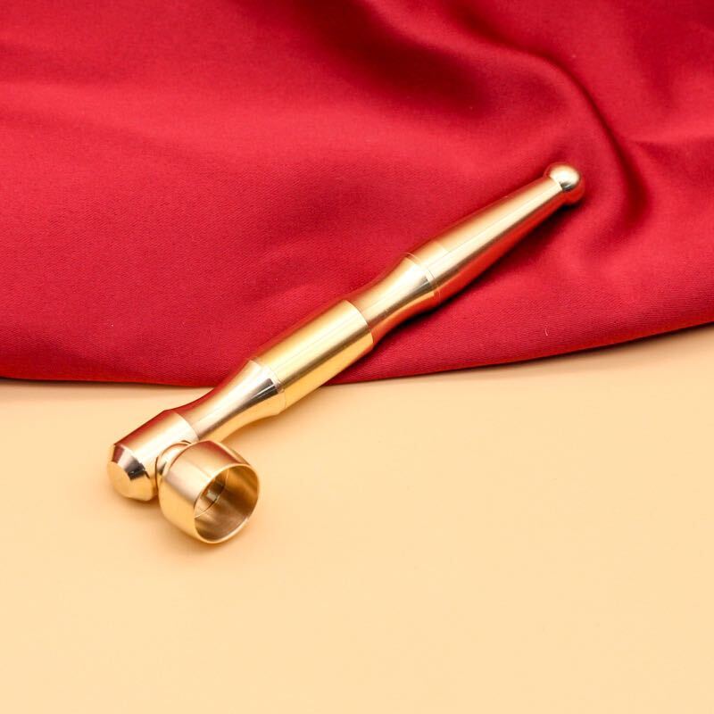 新品 大人気 真鍮煙管 紙巻きタバコ、煙葉、手巻きタバコ用 キセル パイプ ゴールデン 父プレゼント拍卖