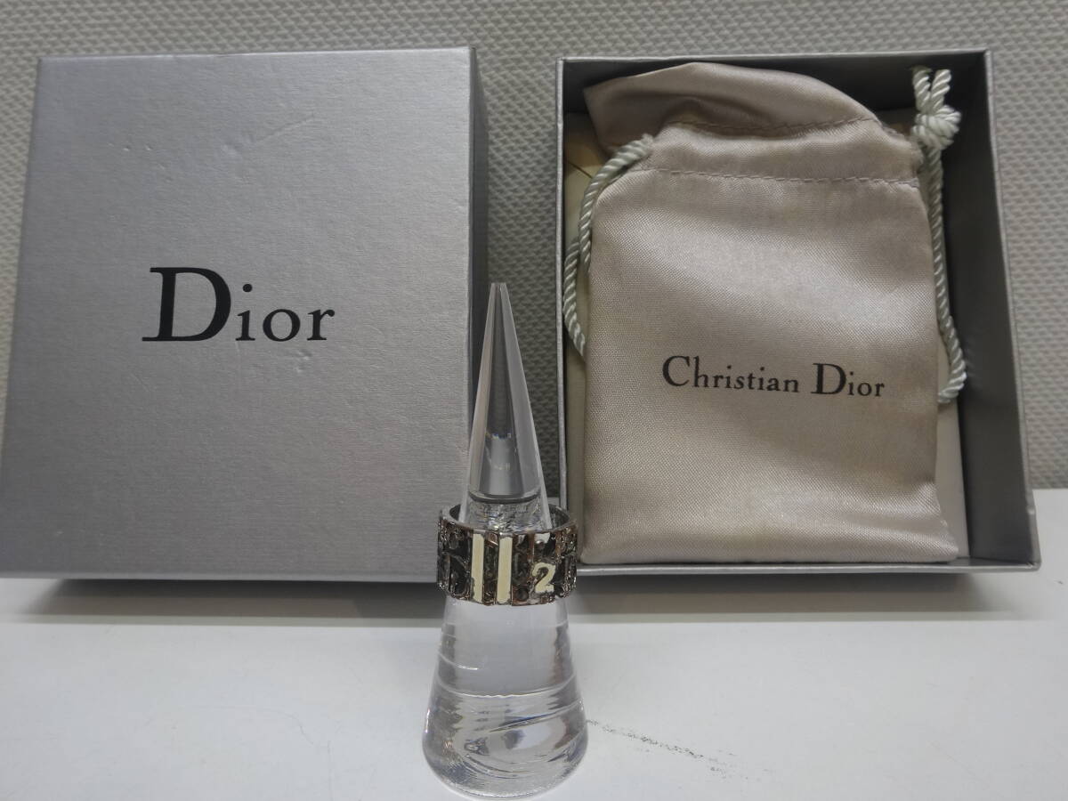 ブランド祭 クリスチャンディオール トロッター リング 2 11号 ChristianDior レディース 長期自宅保管品 サビ有 メッキ剥がれ有拍卖