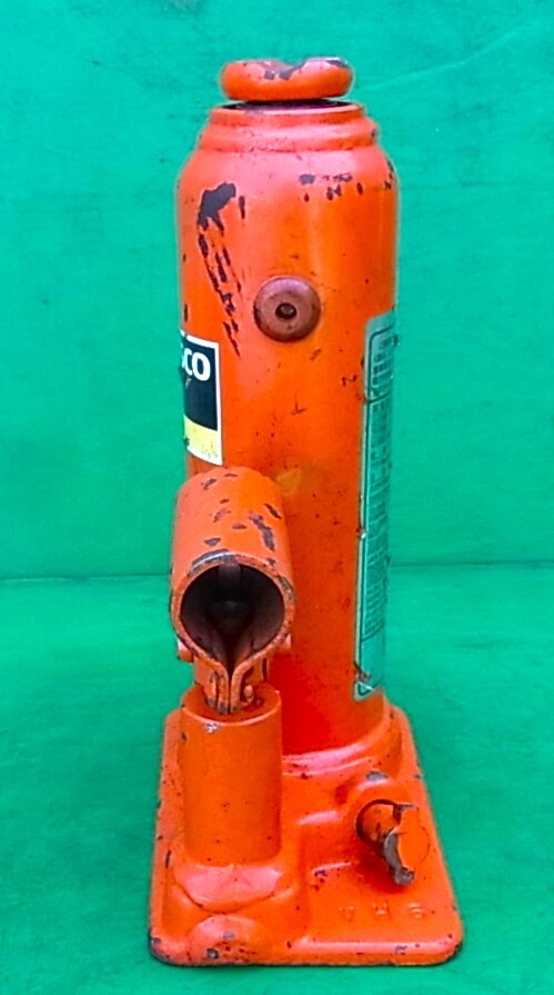 ま⑥ トラスコ(マサダ製?)ジャッキ TOJ-3 3トン油圧ジャッキ 自動車整備・建設・機械現場 お勧め品拍卖