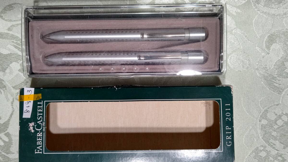819-3 ドイツ製 ファーバーカステル 131270 GRIP グリップ 2011 Set(ボールペン&シャープペンシル)セット 筆記確認 ケース入り 激レア拍卖