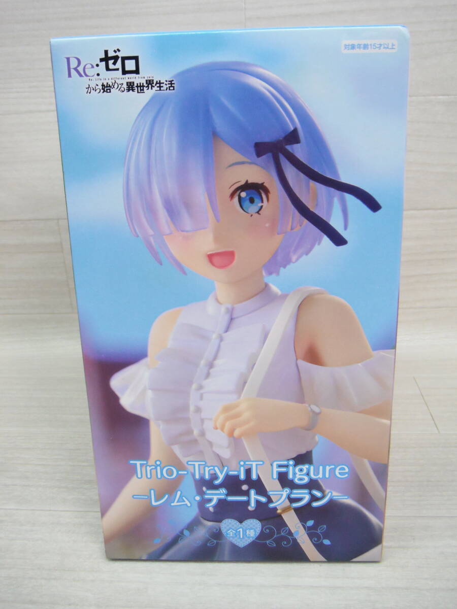 08/H089★Re:ゼロから始める異世界生活 Trio-Try-iT Figure-レム・デートプラン-★プライズ★未開封拍卖