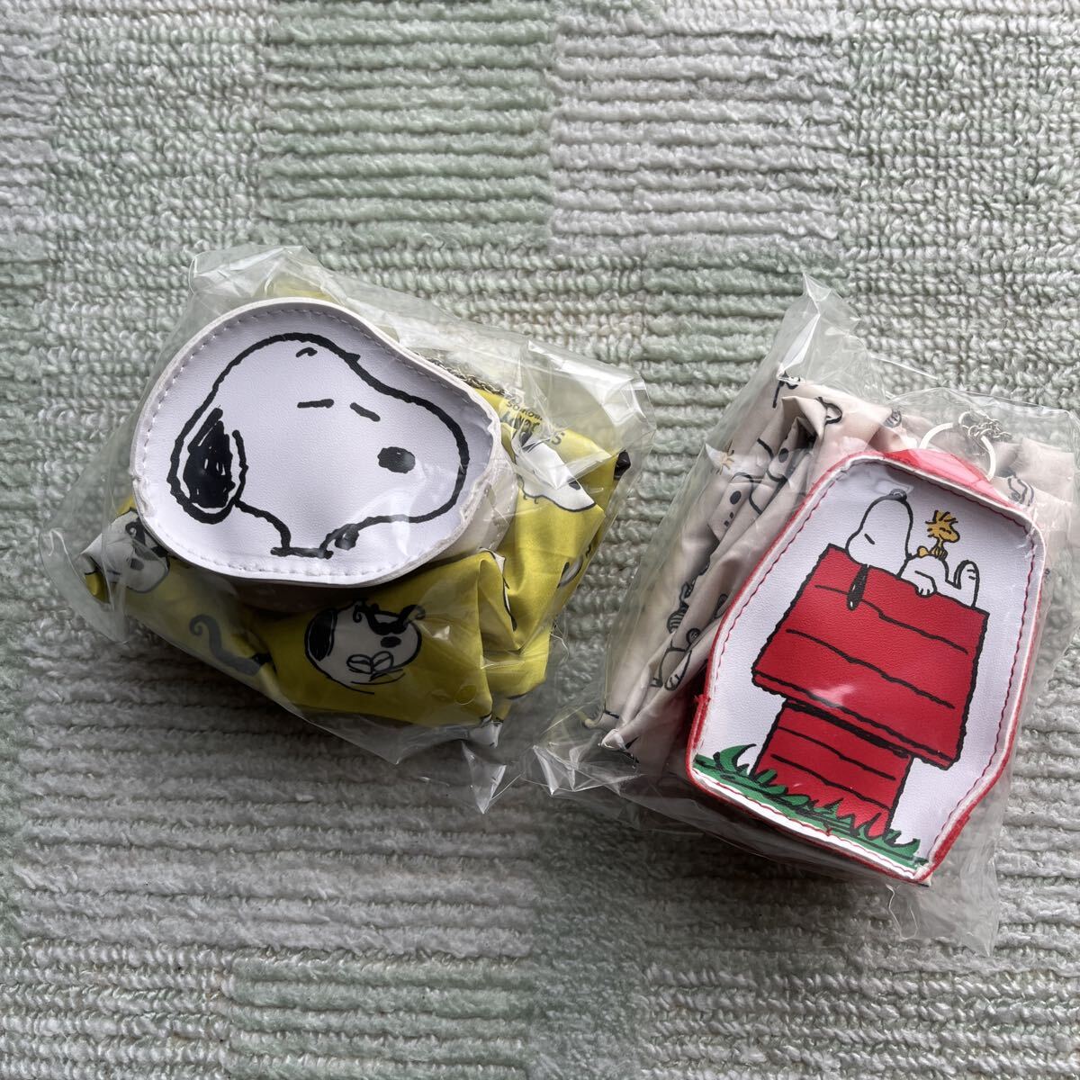 送料込!DHC スヌーピー エコバッグ 2点セット バッグ 手提げ拍卖