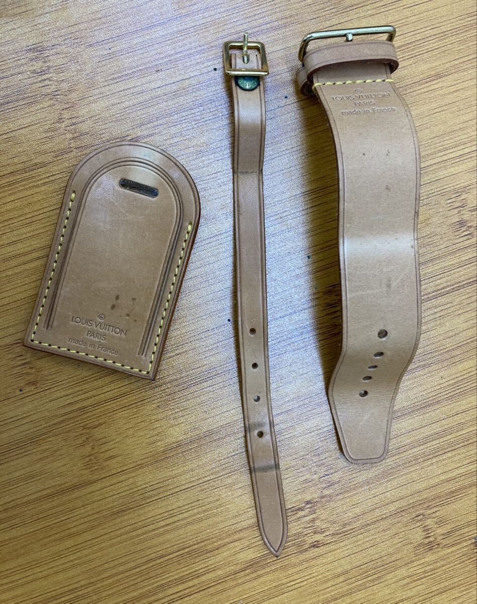 【天10D65】パーツのみ LOUISVUITTON ルイヴィトン ベルト 定期入れ 小物 パーツ まとめ 雑貨 拍卖