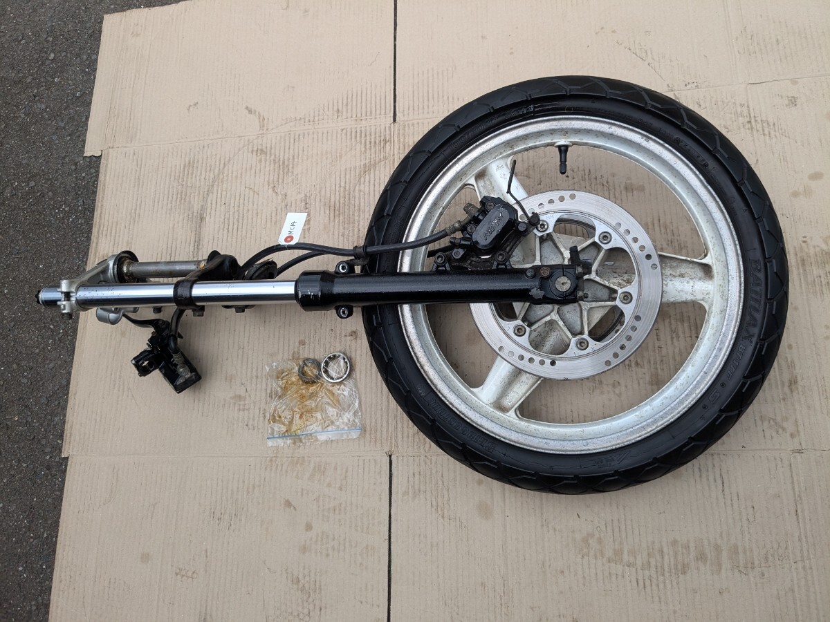 HONDA ホンダ CBR250Four MC14 フロント フォーク セット ホイール ブレーキ キャリパー ローター ベアリング 三又拍卖