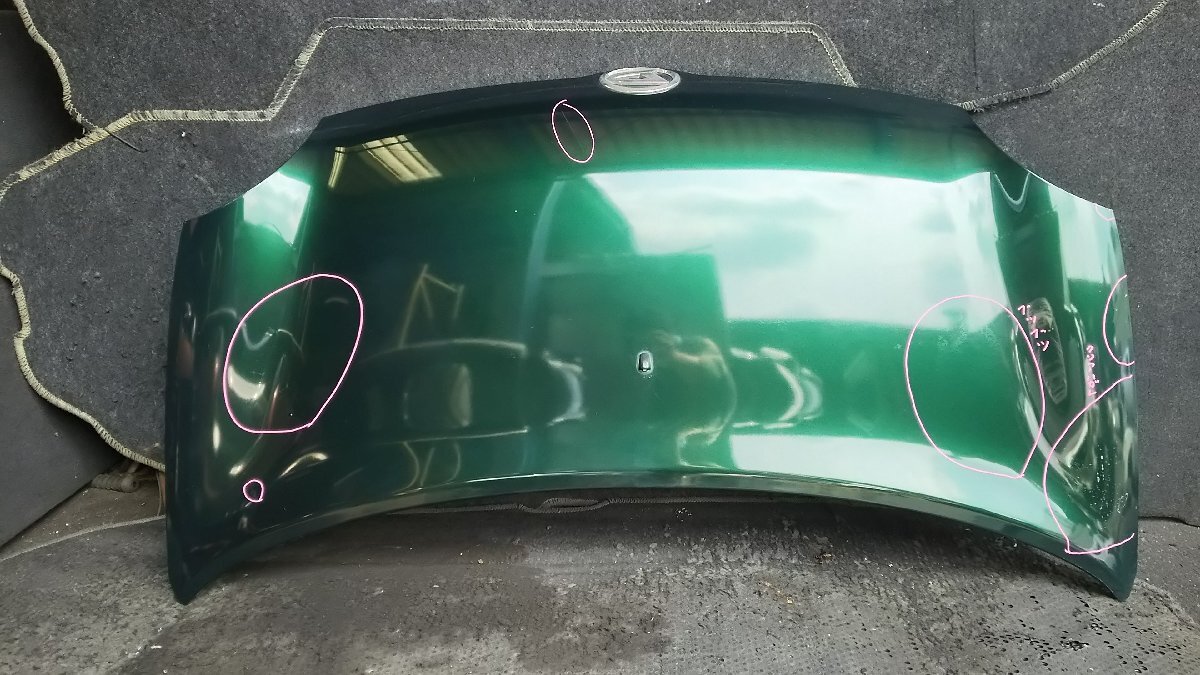 ダイハツ ミラジーノ L650S H17年 ボンネット グリーンマイカ G37拍卖