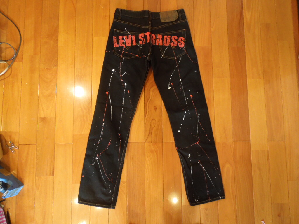 LEVI'S 501 リーバイス ブラックデニム 80's~00'sヴィンテージ トップボタン裏552 MADE IN USA W32インチ 拍卖