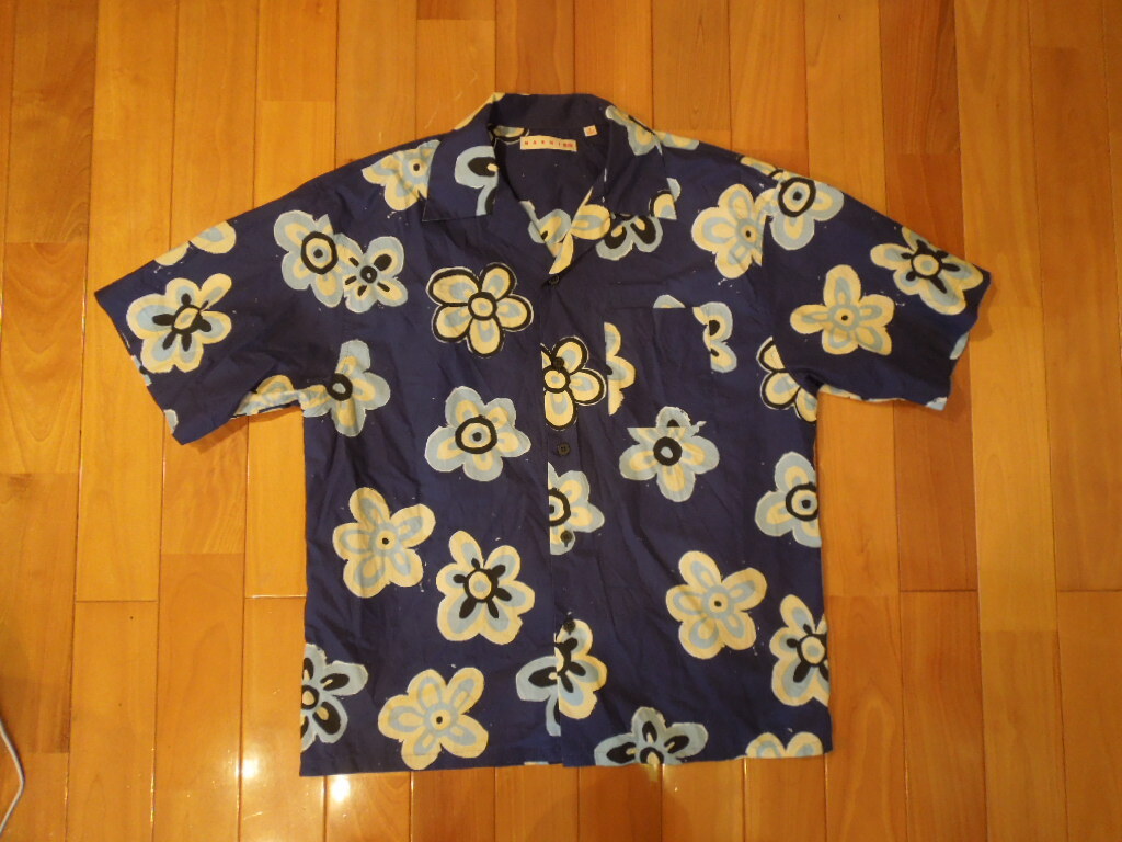 MARNI×ユニクロ アロハシャツ Mサイズ拍卖