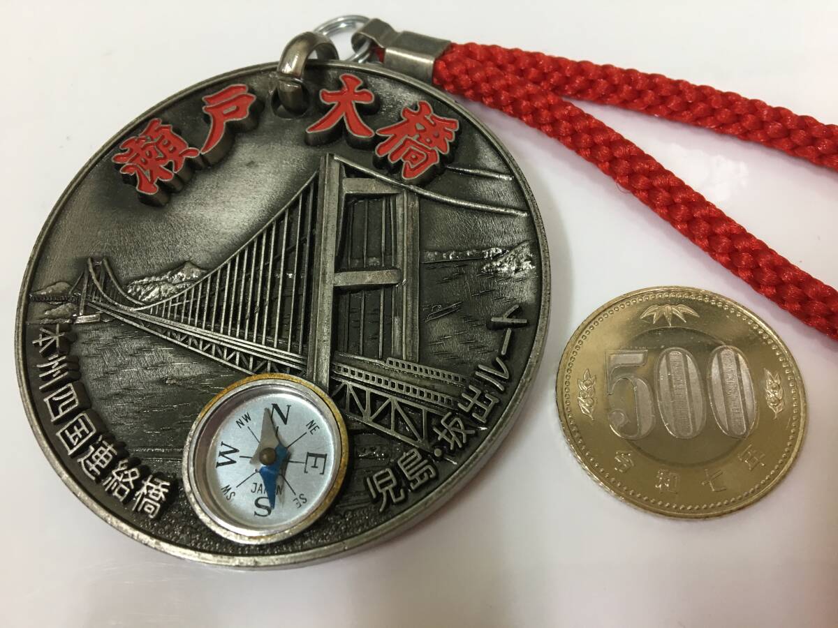 ★状態・良!★大型「 瀬戸大橋 ・金刀比羅キーホルダー」児島・坂出ルート 観光 ご当地 本州⇔四国 岡山県⇔香川県 連絡橋(緑箱保管)拍卖