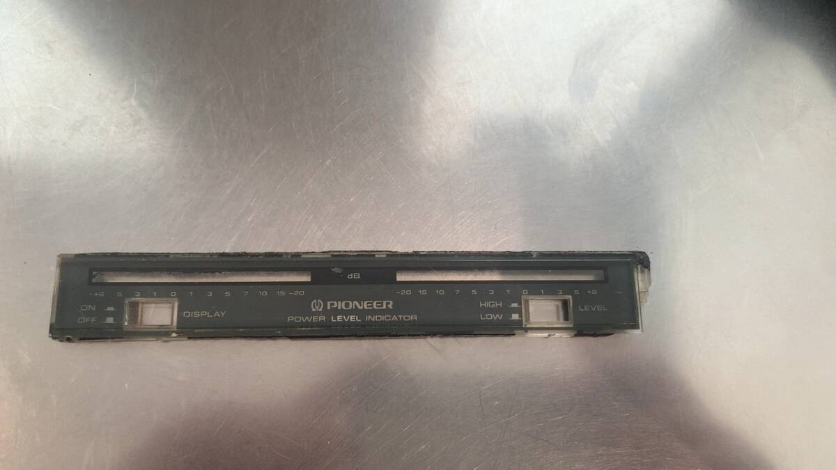 パイオニア ロンサムカーボーイ パワーレベルインジケーター RD-150 パネルのみジャンク GX61 GX71 ハコスカ ケンメリ ジャパン ブタケツ拍卖