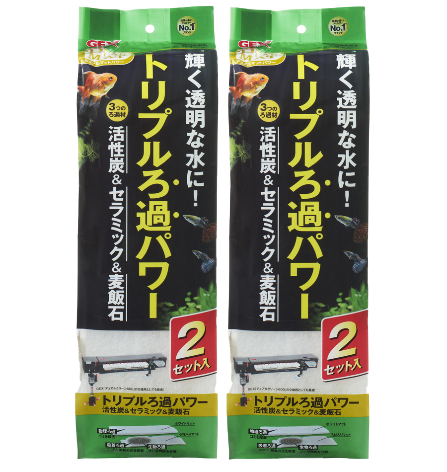 新品!デュアルマットパワー2セット入り×2袋(トリプルろ過パワー)拍卖