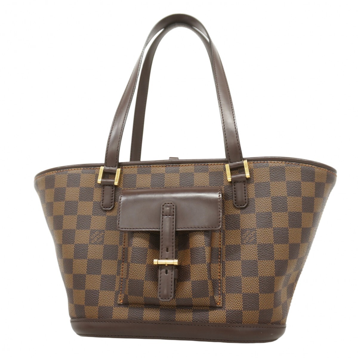 【5ge6651-b】ルイヴィトン ハンドバッグ ダミエ マノスクPM N51121 エベヌ【中古】レディース拍卖