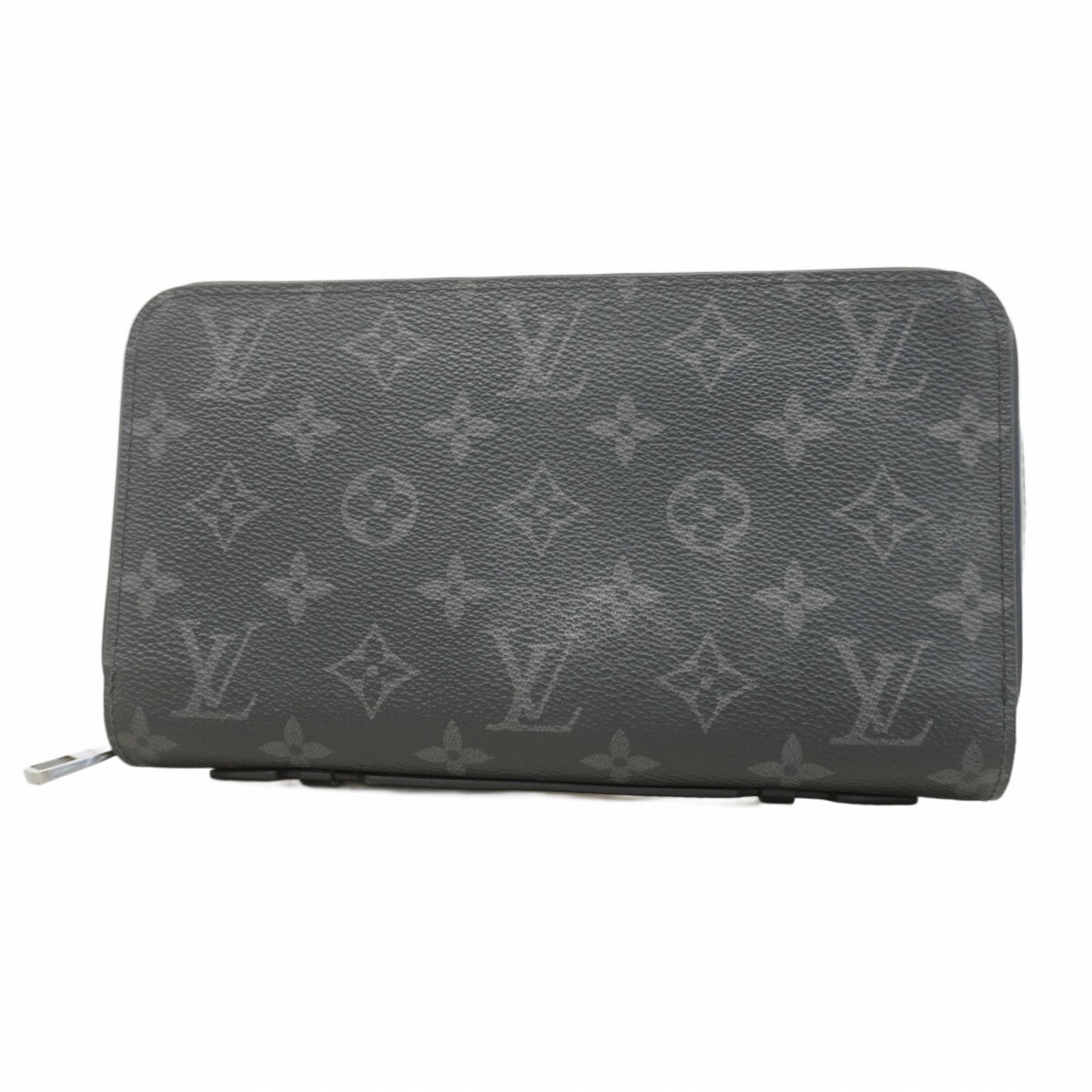 【5hb0431-h】ルイヴィトン 長財布 モノグラム・エクリプス ジッピーXL M61698 ブラック グレー【中古】メンズ拍卖