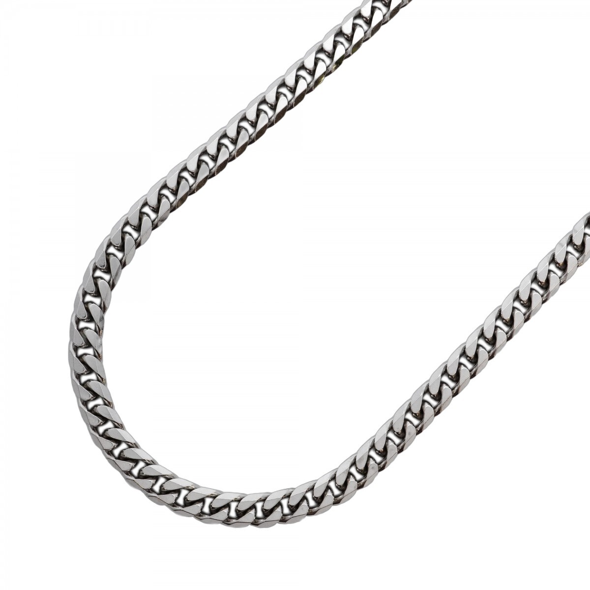 【5khg065】喜平 ネックレス Pt850 プラチナ 6面 シングル 62cm 100.7g キヘイ【中古】メンズ レディース ユニセックス拍卖